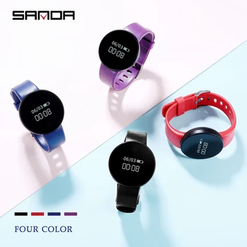 

Bluetooth Smart Watch Men Women Bracelet Sport Record Pedometer Calorie Fitness Tracker Smart Band For Xiaomi Huawei Android IOS