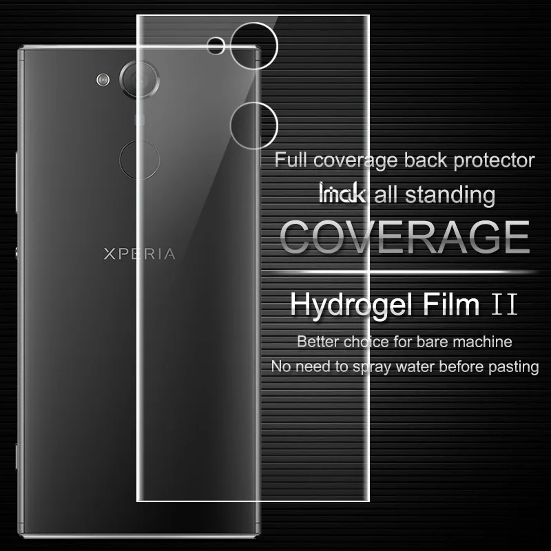 

Imak Clear Hydrogel 2th Gen for Sony Xperia XA2 Screen Protector for Sony XA2 /XA2 Ultra /XA2 Plus 3D Full Cover Protector Film