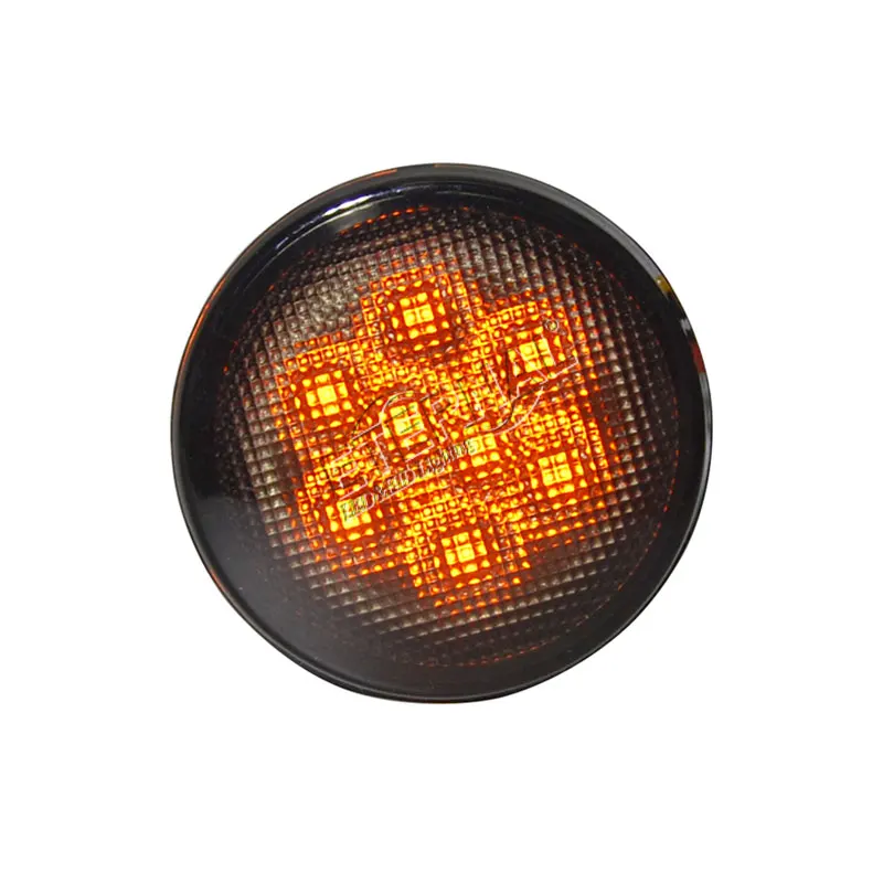 

pair offroad amber signal lamp Smoke clear Amber LED Turn Signal Front Fender wheel light with DRL for Jeep Wrangler JK 07-15