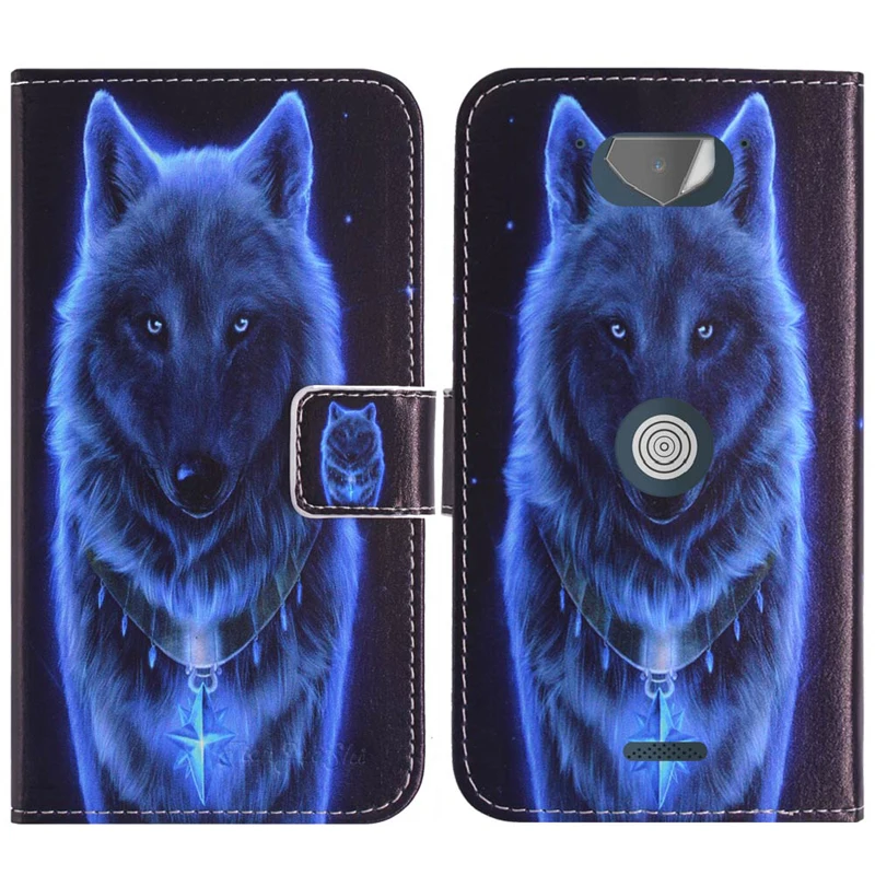 

TienJueShi Fashion Flip Book Stand Protect PU Leather Cover Shell Wallet Etui Skin Case For Crosscall Core x3 5 inch