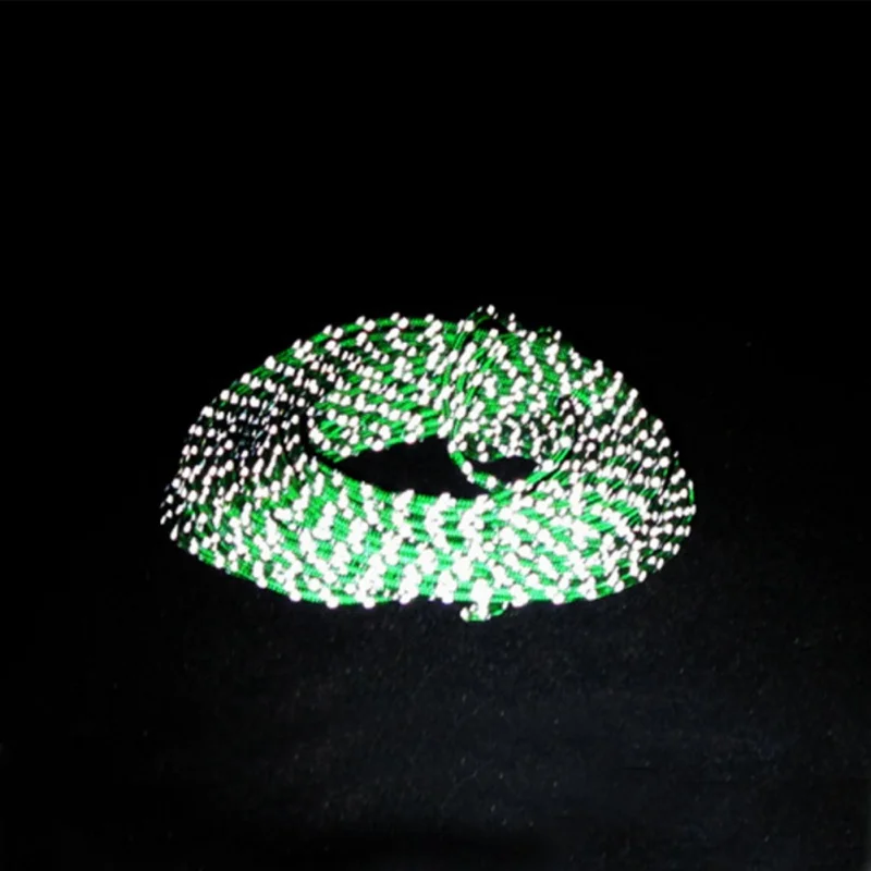 

2.5mm 3 strand Reflective Paracord parachute Tent wind rope fixed rope fishing line clothesline Multipurpose rope