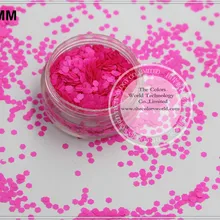 Tcf510 Neon Rose-кармин Цвета 2.0 мм Размер устойчивы к воздействию растворителей блеск для ногтей Книги по искусству лака для ногтей или другие украшения DIY