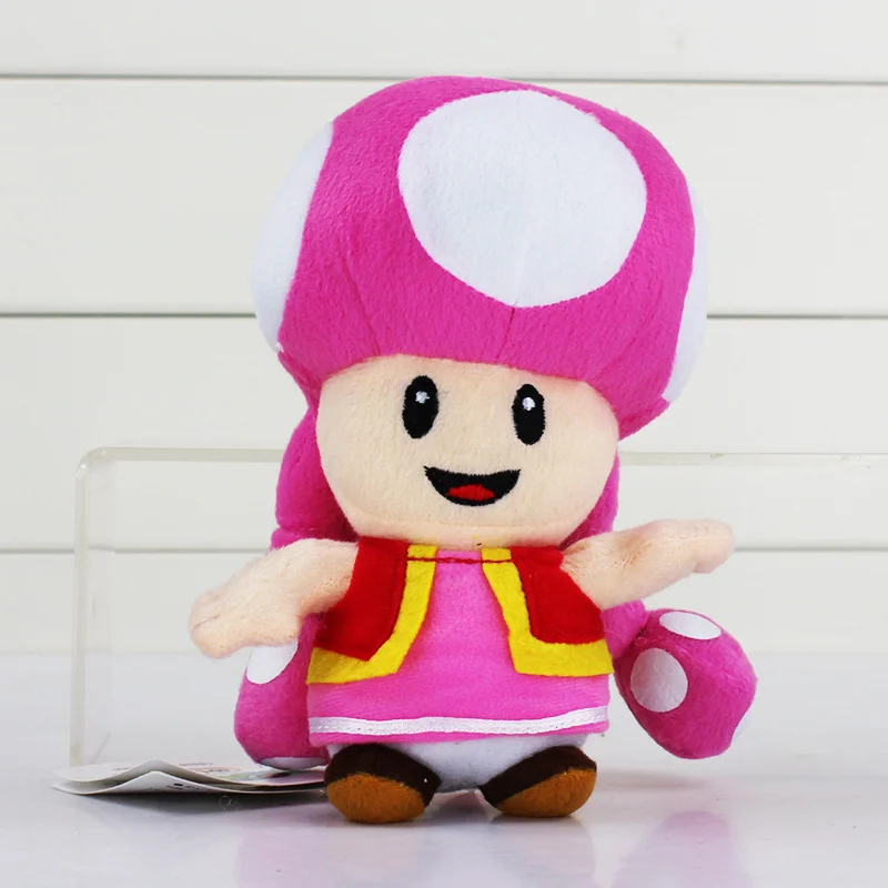 17 см ainme Мультфильм Плюшевая Игрушка Toadette жаба девушка гриб мягкие куклы для