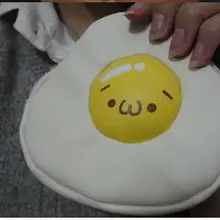 10 шт. Кошелек для монет, модный кошелек из искусственной кожи с изображением яйца из мультфильма, женские кошельки для маленьких девочек, сумка, кавайный кошелек