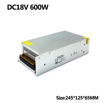 

Transformers 220V 110V To DC18V 600W 33.3A Adjustable power source for CNC Router Stepper motor Equipment CCTV Factory outlet