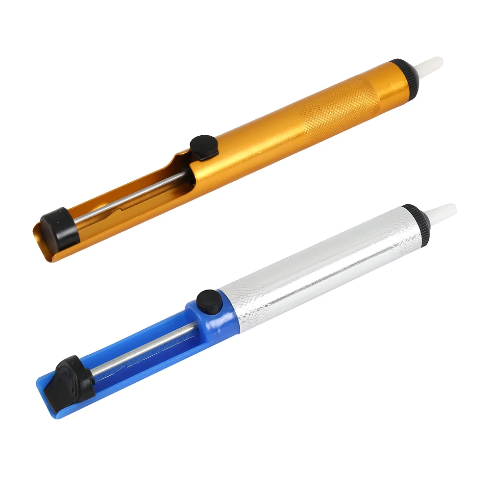 

Aluminum Metal Desoldering Pump Suction Tin Gun Soldering Sucker Pen Removal Vacuum Soldering Iron Desolder Hand Welding Tools
