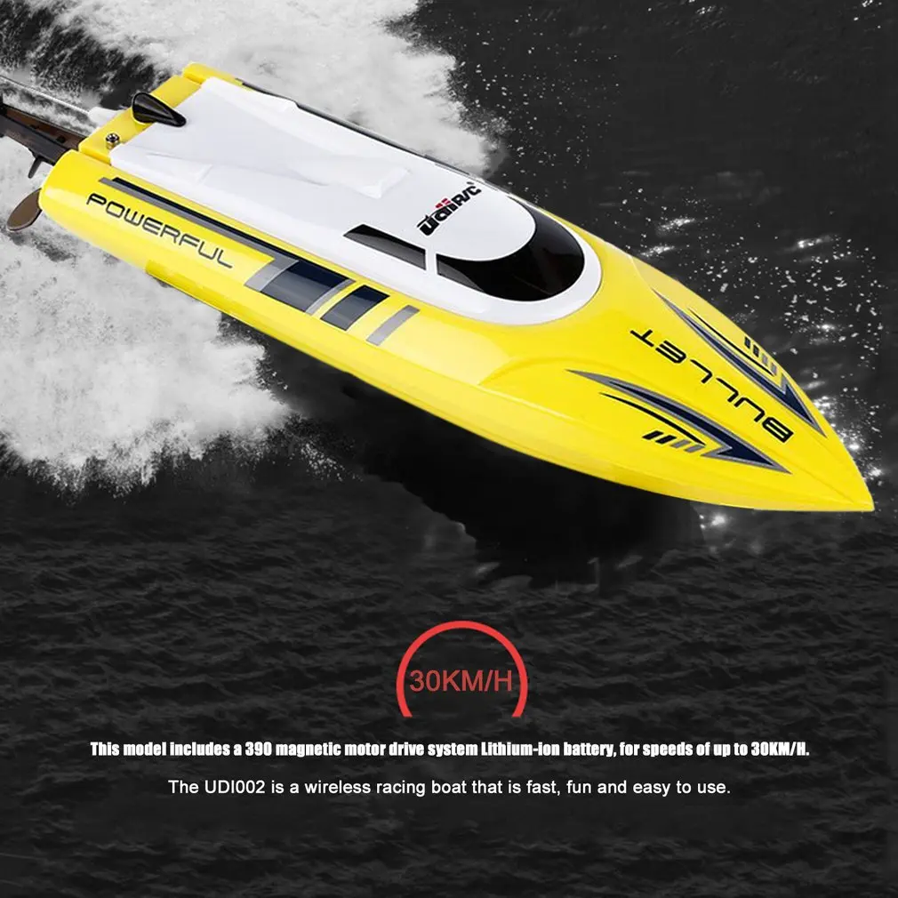 

30KM/H RC Boat 2.4G Brushless Racing Boat Speedboat Remote Controller for UDI013 Electric Mini Airship RC Boats Toy For Kids