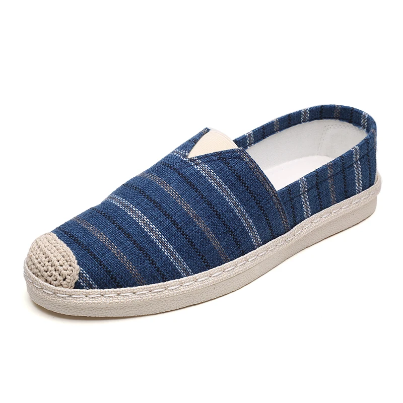 Appartements Concis Casual 44 Doux royalblue Beige Chaussures Chanvre Mode Mocassins Confortable Occasionnels Respirant De Hommes 39 D'été Gx3 x0pFvqwU