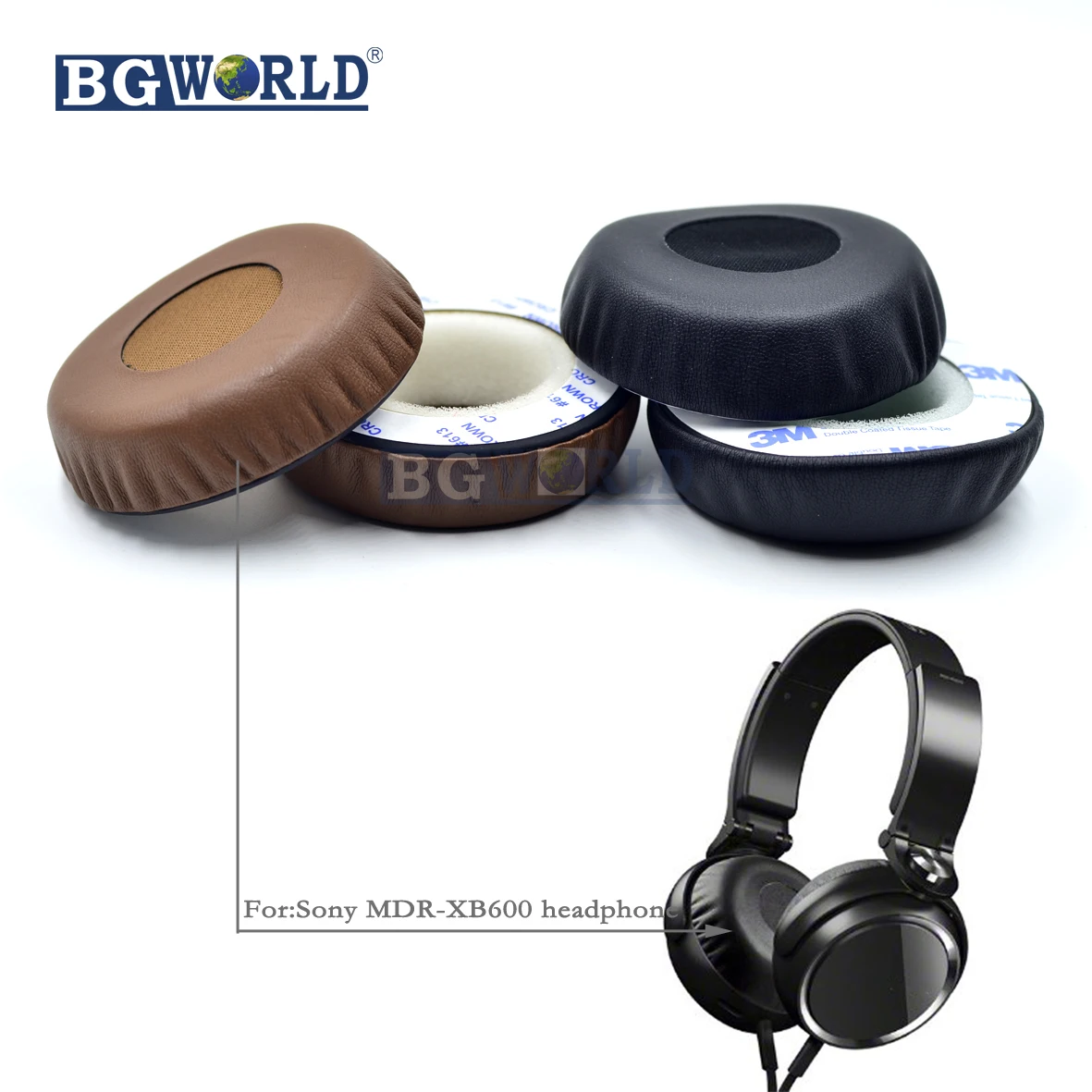 Bgworld Замена амбушюр подушки амбушюры чехол для SONY MDR XB600 MDR xb 600 наушники гарнитура