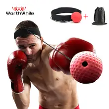 Warto kick boxing Reflex Ball opaska na głowę walka prędkość trening Punch Ball Muay Tai MMA sprzęt do ćwiczeń akcesoria tanie tanio FE-BO0028