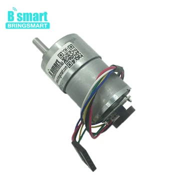 

Bringsmart Wholesale 12V Micro Electic DC Gear Motor Reversed Encode disk Customized High Torque Measuring Motor 24V JGB37-3530B