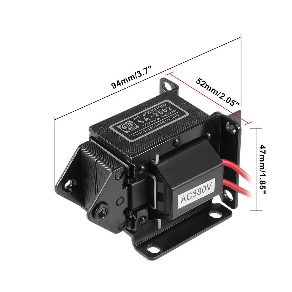 SA-2502 AC 380 V/220 V/110 V DC12V/24 лифт 1 5 kg Тяговый Электромагнит | Обустройство дома