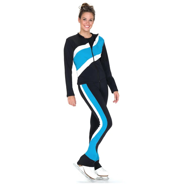 Customized Figure Skating Suits Jacket and Pants Long Trousers for Girl