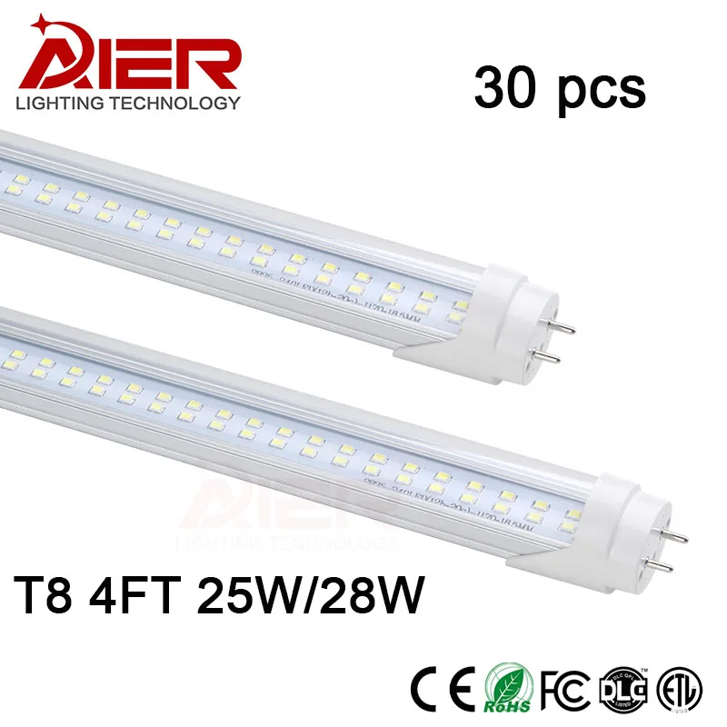 

Super Bright T8 LED Tube 4ft 1.2m 1200mm T8 LED Tube Lamp Bulbs Lights 25W 28W SMD2835 LED STOCK IN USA