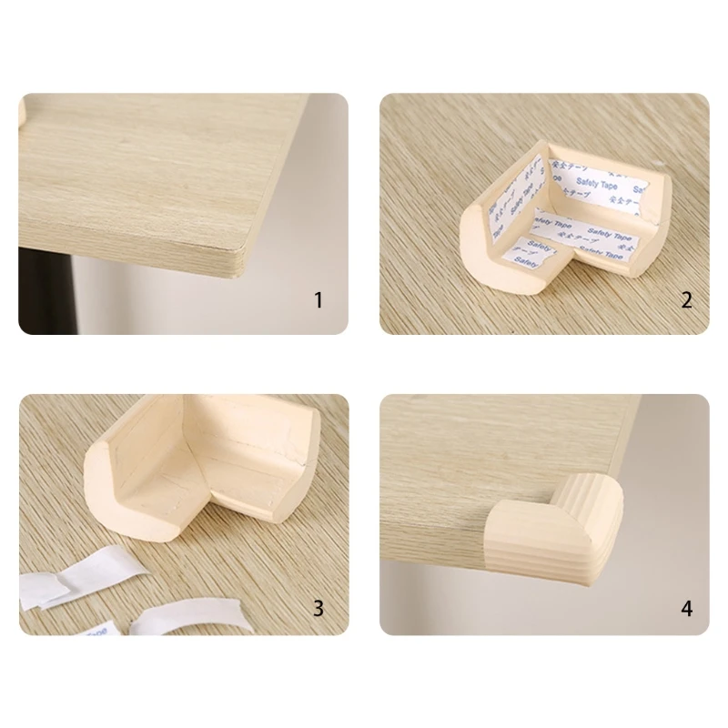 Baby Safety Corner Desk Guards Rubber Table Protection Kids L Shaped Soft Edge Baby Safety Corner Desk Guards Rubber Table Protection Kids L Shaped Soft Edge