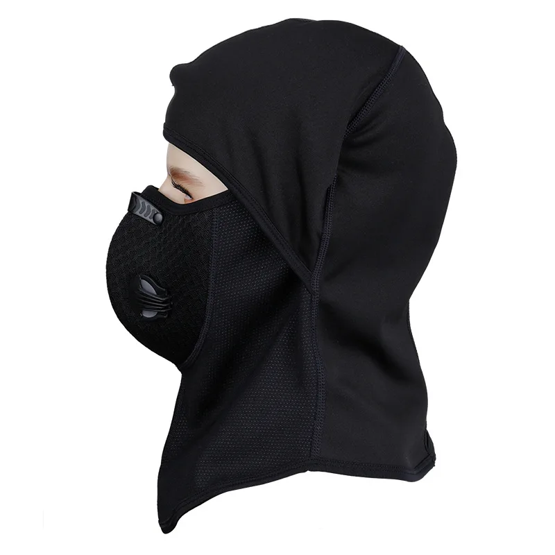 Маска для лица с активированным углем PM2.5, наружная маска для лица, велосипедная маска для велоспорта, маска для сноуборда, скимаскэ, термальная флисовая зимняя Лыжная маска