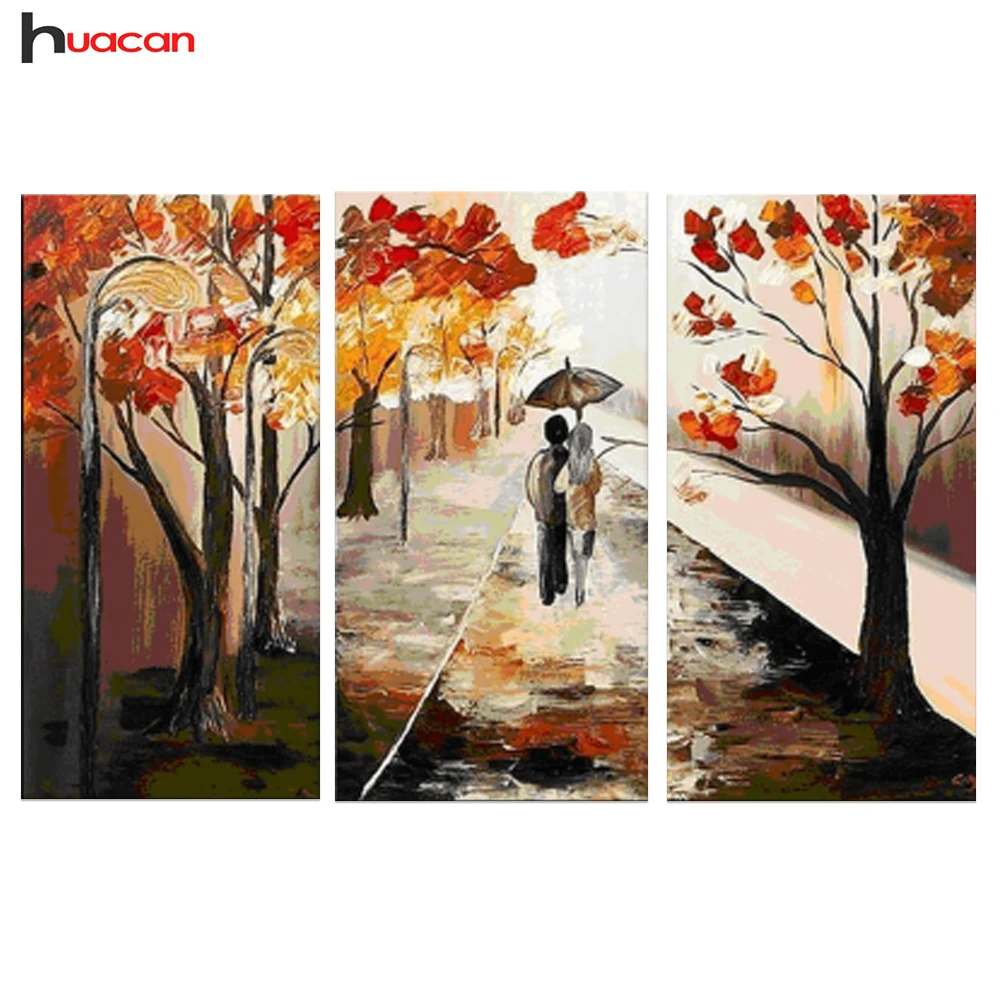 

HUACAN Diamond Painting Scenic Home Decor Arts Unfinished 5D DIY Diamond Embroidery Multi-picture Full Resin Mosaic Painting
