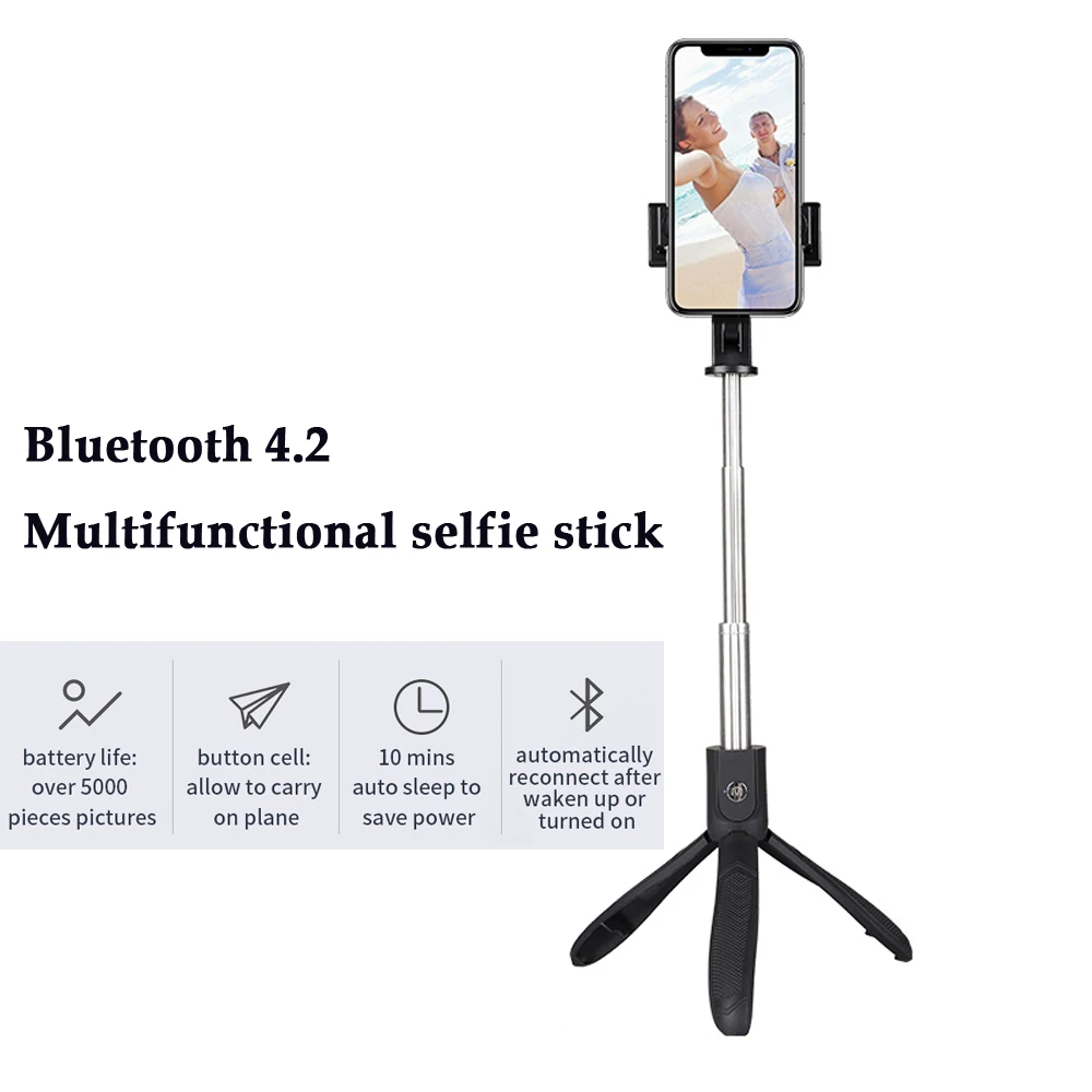 YUNAO K06 Bluetooth беспроводной пульт дистанционного управления селфи палка штатив