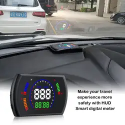 S600 автомобилей HUD Head Up Дисплей OBD2 EUOBD Авто превышения скорости Предупреждение Системы проектор лобовое стекло Digital Спидометр сигнализации