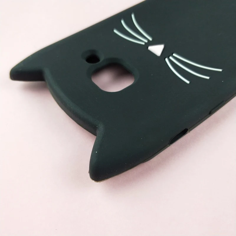 Милый силиконовый чехол с 3D рисунком для samsung Galaxy J7 Max G615F J7Max чехол s японский блестящий чехол для телефона с бородой кошечка с милыми ушками