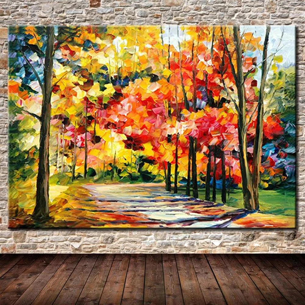 Large-Handpainted-Lover-Rain-Street-Tree-Lamp-Landscape-Oil-Painting-On-Canvas-Wall-Art-Wall-Pictures.jpg_640x640 (2)