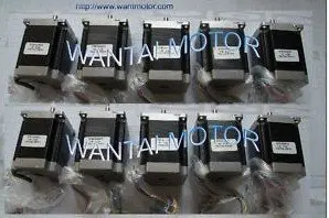 10 шт. одновальный шаговый двигатель NEMA23 185 унции ЧПУ для 3D принтера wantai 57BYGH420|stepper