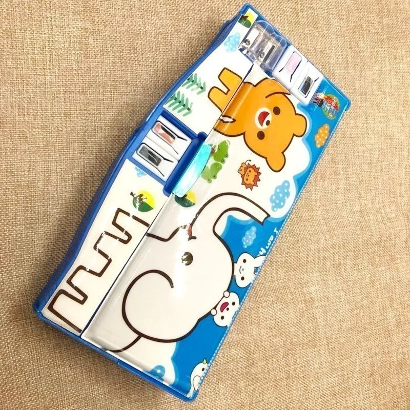 

Multifunction Storage Stationery Bag Korean Style Candy Color Pencil Case School supplies kawaii box NEWBEST