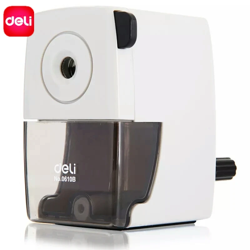 Deli Manual Pencil Sharpener Hand Crank Mechanical Knife Sharpener