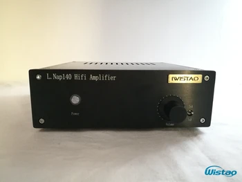 

IWISTAO HIFI Power Amplifier 80Wx2 Stereo Refer Naim NAP140 MellowSoft Sound Tube Taste Black Whole Aluminum Casing High Quality