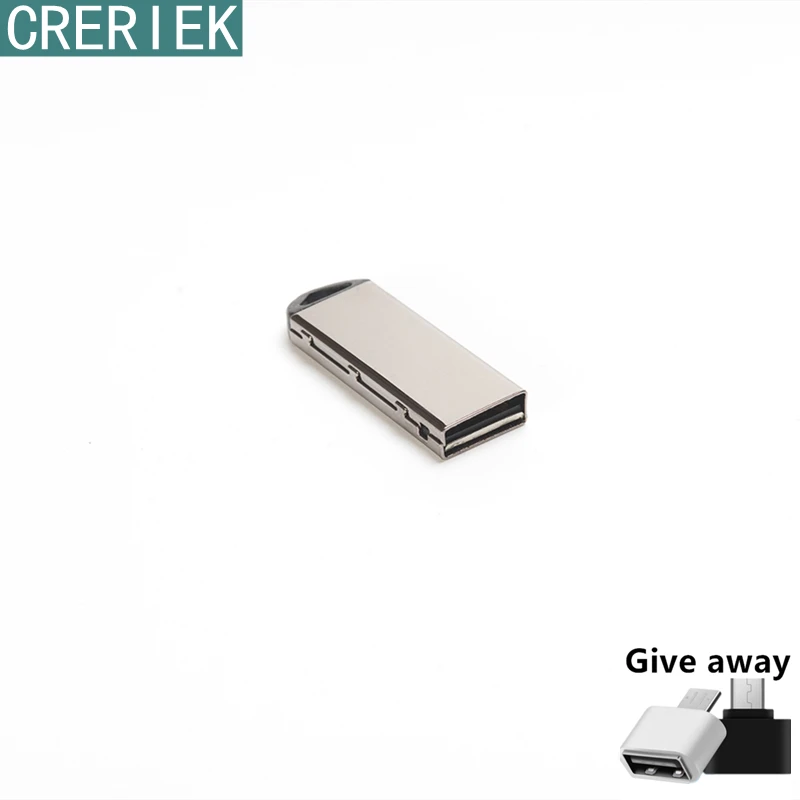 Creriek usb флэш-диск 4 г 8 16 32 64 USB 2.0 металлическая ручка mini drive флешки Memory Stick устройства