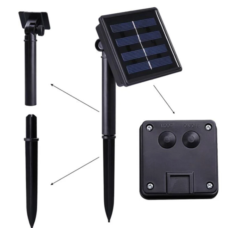 LED Solar Lamp LED String Lights Fairy Holiday Christmas Party Garlands Solar Garden Waterproof led solar light solar led lamp (4)