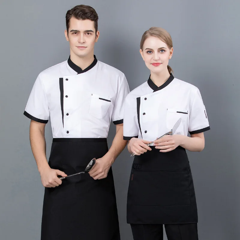 Кухонная унисекс форма Chef ресторанный пиджак пальто для готовки мужская и