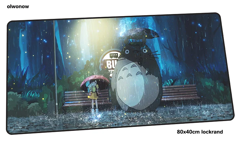 Коврик для мыши Totoro 800x400x3 мм с обработанным краем игровой коврик для геймера Высококачественная игровая компьютерная настольная клавиатура со встроенной мышью большие игровые коврики