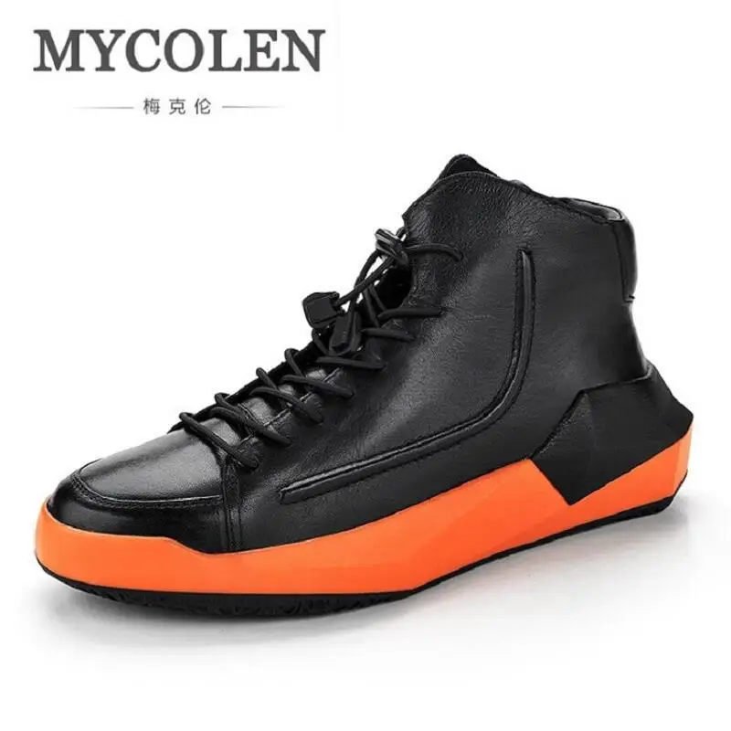 

MYCOLEN Men Winter Boots Snow Lace up Boots Velvet Black Men Ankle Boots Warm Men Shoes Zapatos Casuales De Hombre