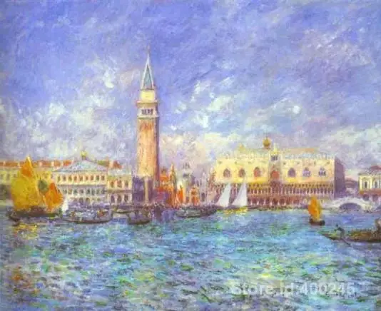 

Pierre Auguste Renoir paintings of Doges Palace Venice modern art beautiful High quality Hand painted