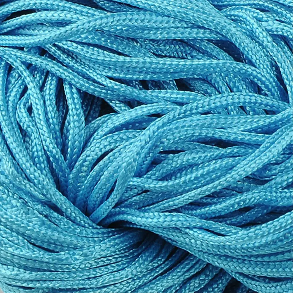 1mm 20m Nylon DIY hinese Knot Cord Macrame Rattail Braided Jewelry Thread String for costume and garment