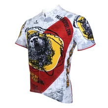 Паладин "Дикий Медведь" мужская короткий рукав Велоспорт Джерси велосипед рубашка велосипедная одежда