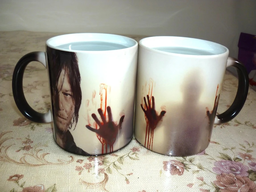 

Drop shipping!The Walking Dead Mugs Coffee Tea Milk color changing Ceramic Mug cup