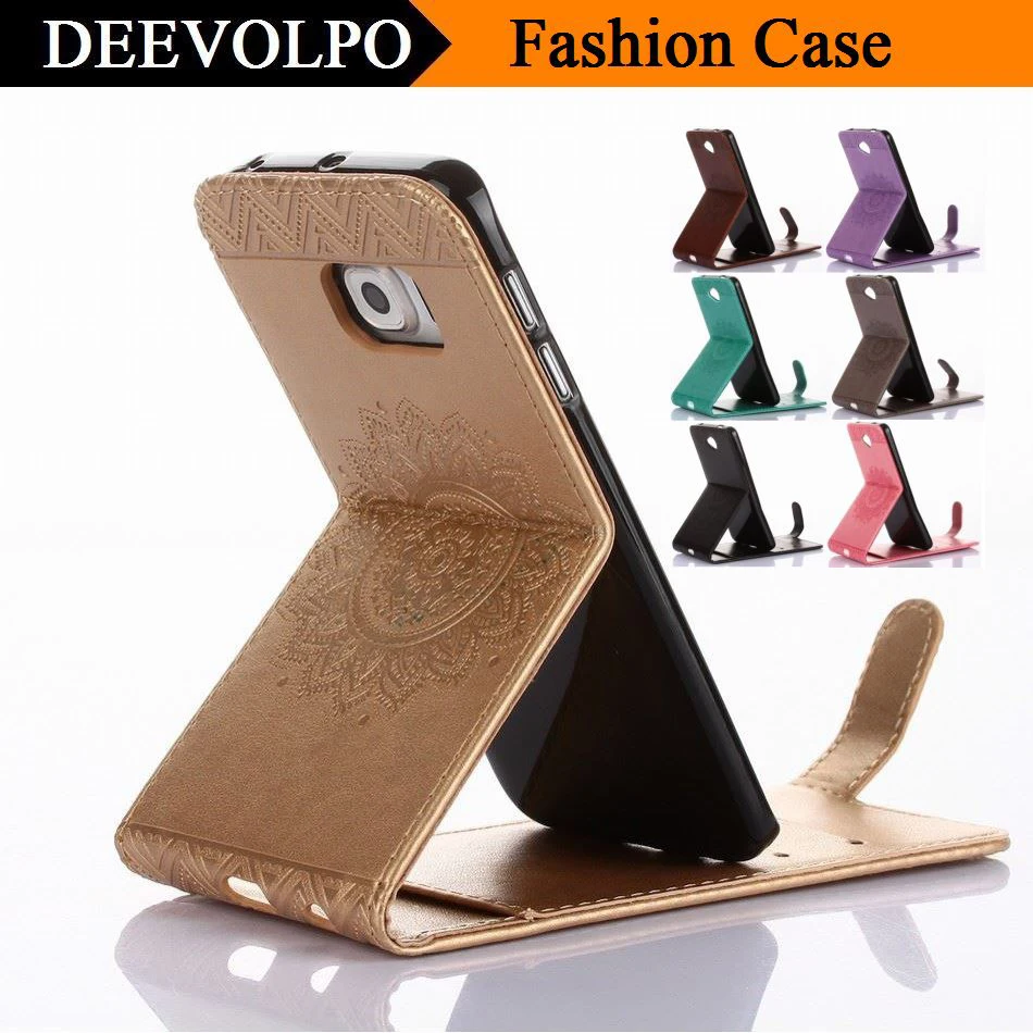 

DEEVOLPO Leather Case For Samsung Galaxy S3 S4 S5 S6 S7 Edge J1 Mini Prime J120 G530 G360 G357 Up Down Cover Fundas Capa DP95