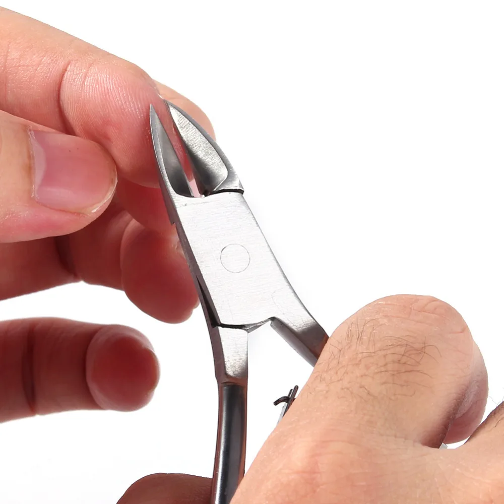 1Pcs Professional Stainless Steel Toe Finger Cuticle Nipper Trimmer