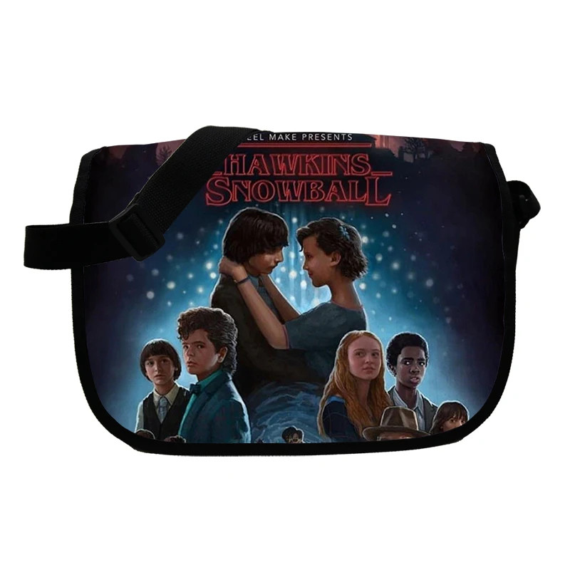 

Stranger Things Messenger Bag Boys Girls School Bags Crossbody Handbag Stranger Things Travel Shoulder Bags Ladies Hand Bags