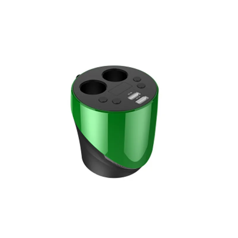 Dual USB Автомобильное Зарядное устройство подстаканник розетки прикуривателя