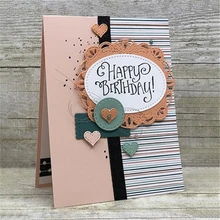 

DiyArts Christmas Heart Album Frame Cutting Dies 10PCS/lot DIY Crafts Dies New 2018 Embossing Stencil Decoration Scrapbooking
