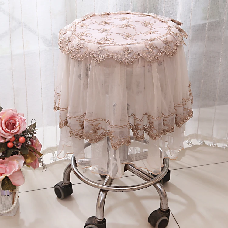 

Quality rustic lace stool seat cover small stool cover stool chair cover small round stool set cover