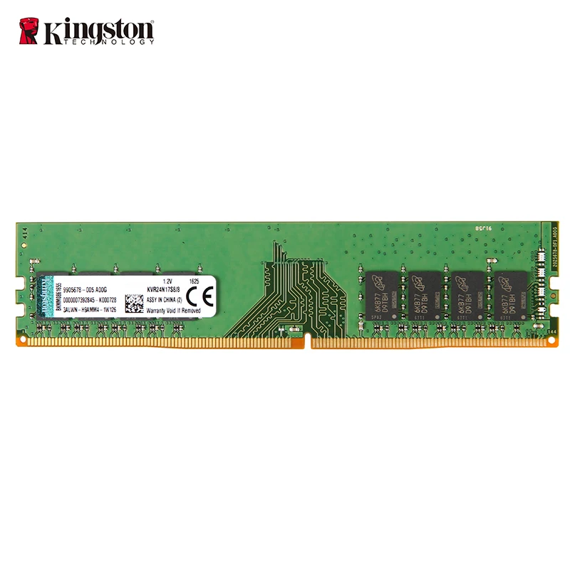 Настольная память Kingston DDR4 2400 МГц 4 ГБ 8 ОЗУ для ПК без ECC CL17 1 2 В буффера
