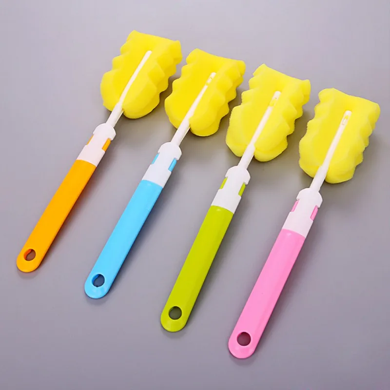 

Sponge Cleaning Tools Straw Brush Nipple Brush for Feeding Bottle Cup