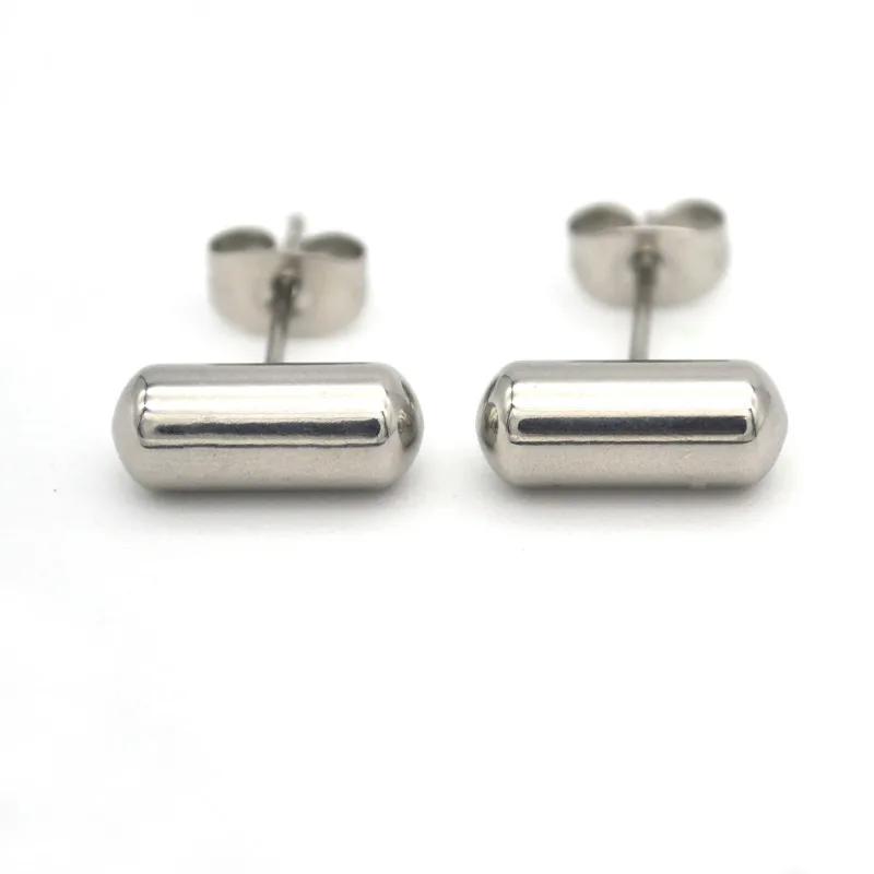 

Surgical Steel Ear Stud Pin 6mm Earrings For women Men Cool 50pair Punk Jewelry Trendy