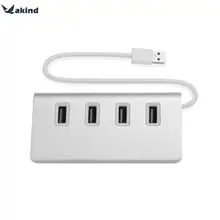Premium Aluminum 4 Port 2 0 USB Hub Cable For iMac MacBook Mac font b Mini