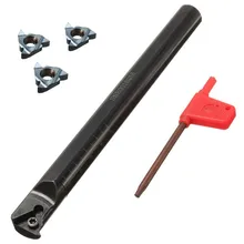 1Pcs 16x180mm SNR0016Q16 Internal Threading Turning Tools + 3PCS 16 IR AG60 Insert For The Lather Boring Bar CNC Machine Tools