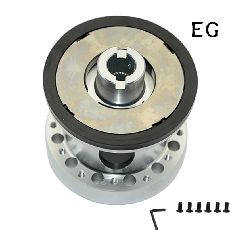 Aluminum Steering Wheel Hub Adapter Snap Off Boss Kit For EGin